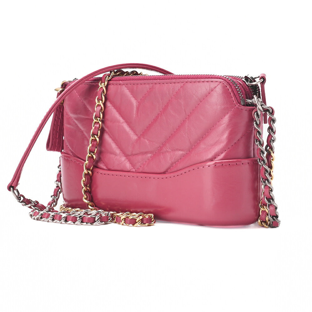 Pre-Owned Kette Schultertasche Matelasse Gabrielle de Mini Gold-Tone Hardware, Pre-Owned