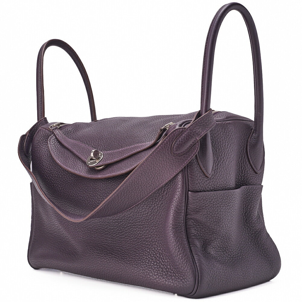 Gebrauchte Lindy 34 Schultertasche Triyon Clemence Lesan Silberfarbene Hardware, Gebraucht