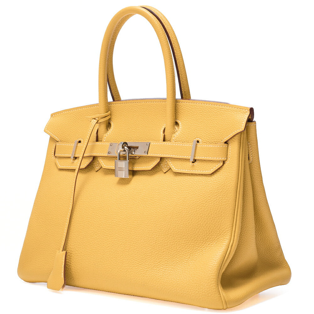 Gebrauchte Birkin 30 Handtasche Togo Janne Silberfarbene Hardware, Gebraucht