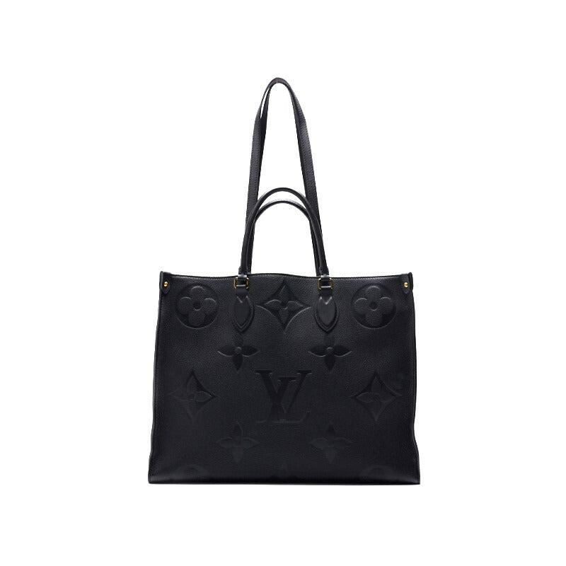 Gebrauchte Vuitton Tote Bag On The Go GM Monogram Unplant Noir Gold-Tone Hardware Pre-Owned