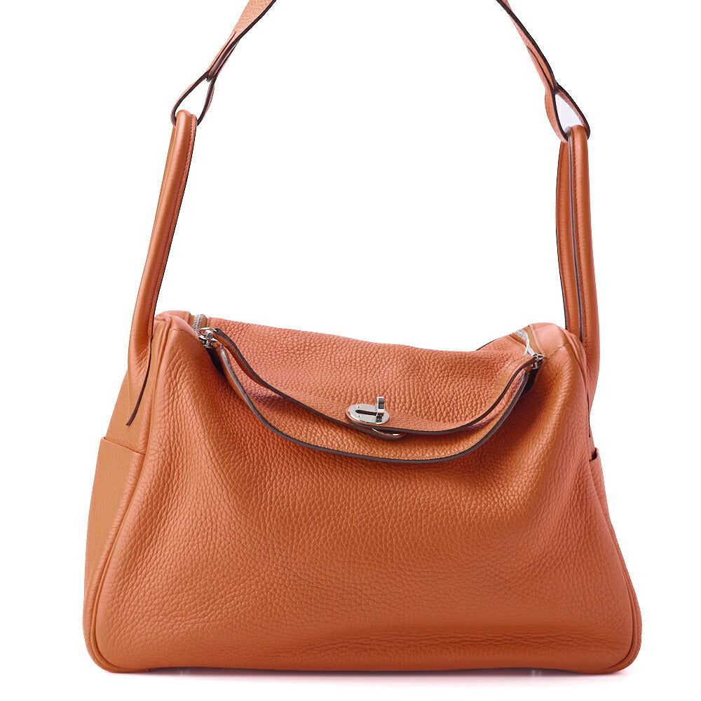 Gebrauchte Lindy 34 Schultertasche Tryon Clemence Orange Poppy Silberfarbene Hardware Gebraucht