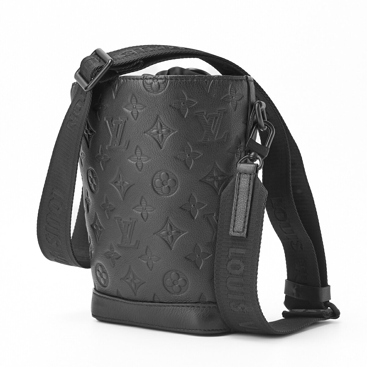 Gebrauchte Vuitton Noe Sling Schultertasche Monogramm Unplant Noir Schwarze Metallbeschläge Gebraucht